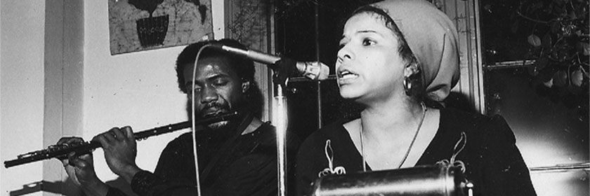 Shirley LeFlore with Oliver Lake